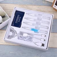 Wholesale private label led light dental bleaching gel syringe home teeth whitening kits