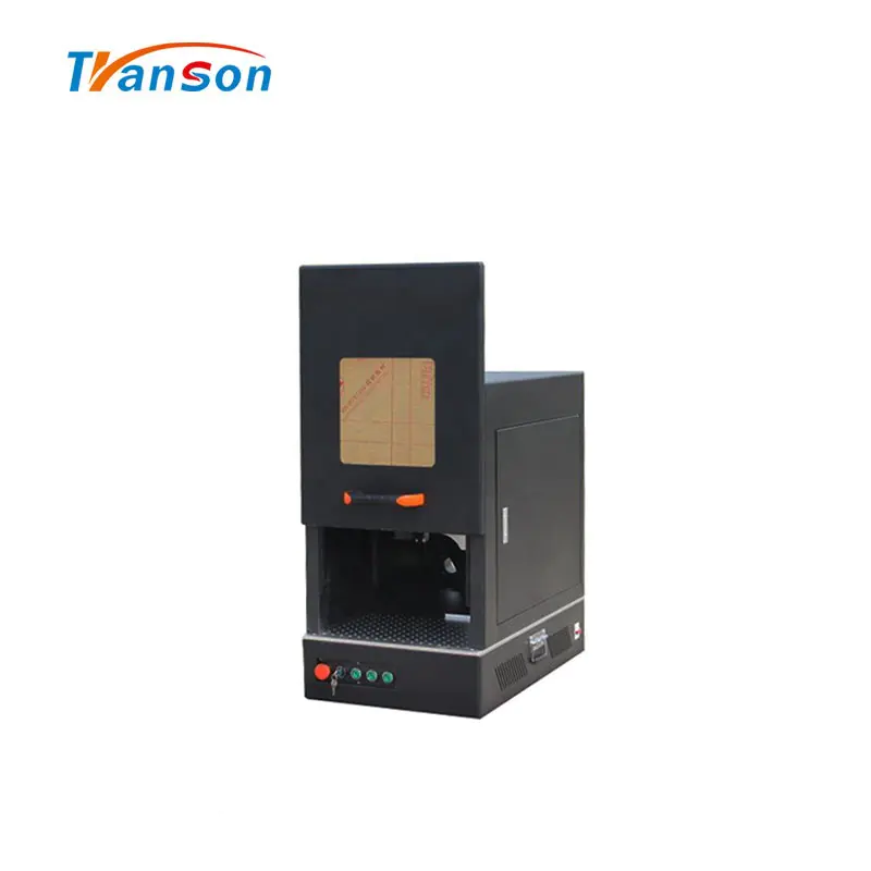20W 30W 50W 100W Black Enclosed Fiber Lazer Mark Engraving Machine Jinan