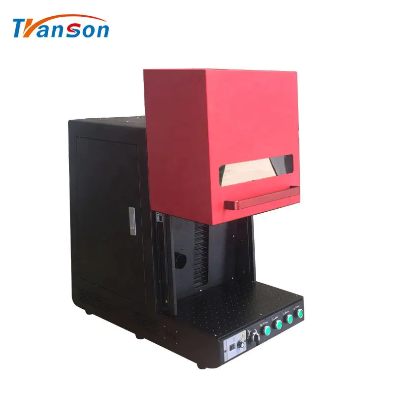 China Enclosed Fiber Lazer Marker Machine WithAir Filter 30W For Sale