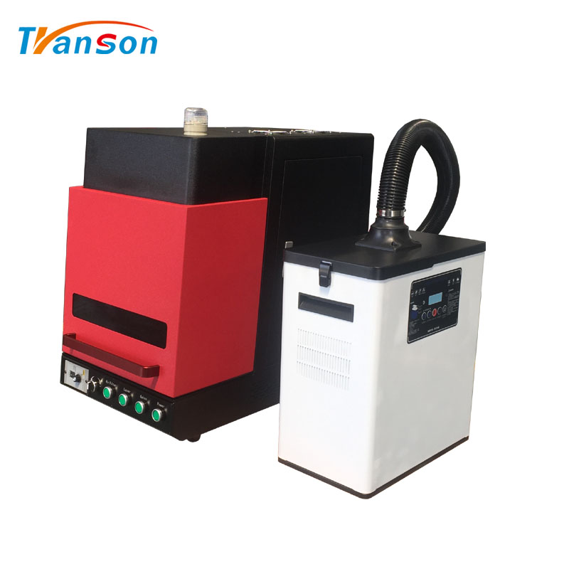 20W Laser Machine For Metal Nonmetal Mini Enclosed Fiber Mark With Air Filter