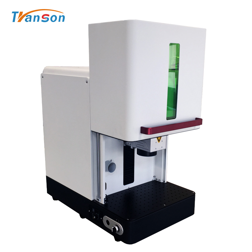 20W The New Style Auto Sealed Enclosed Fiber Laser Marking Cutting Engraving Machine Price