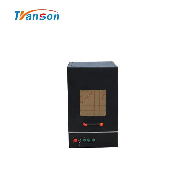 30W Jinan Good Quality Fiber Laser Marking Machine Enclose CNC Mark Cut Engraving