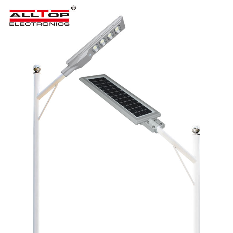 ALLTOP Intelligent waterproof ip65 outdoor lighting 30 60 90 120 150watt integrated all in one led solar streetlight