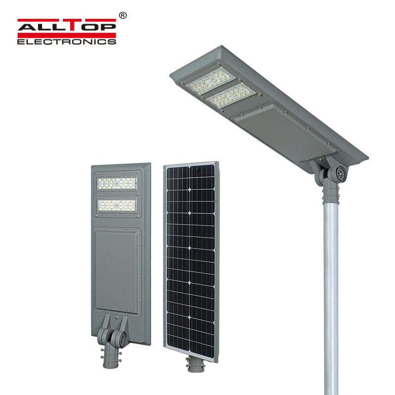 ALLTOP High quality waterproof heatproof outdoor lighting smd ip65 40w 60w100w all in one solar led streetlight