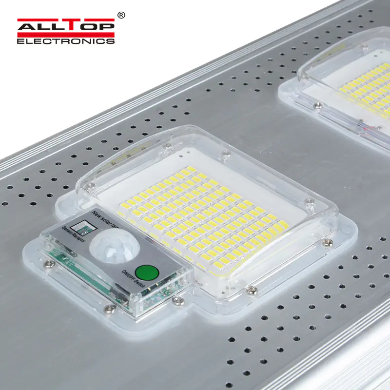 ALLTOP New product CE RoHS photocell sensor control dusk to dawn 60w 120w 180w all in one solar led street light