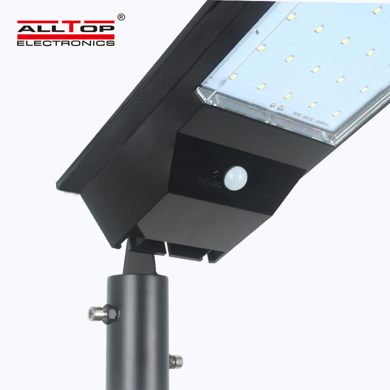 ALLTOP 2020 new design Pir Sensor IP65 Waterproof9w 14w All In One Integrated Solar Led Street Light