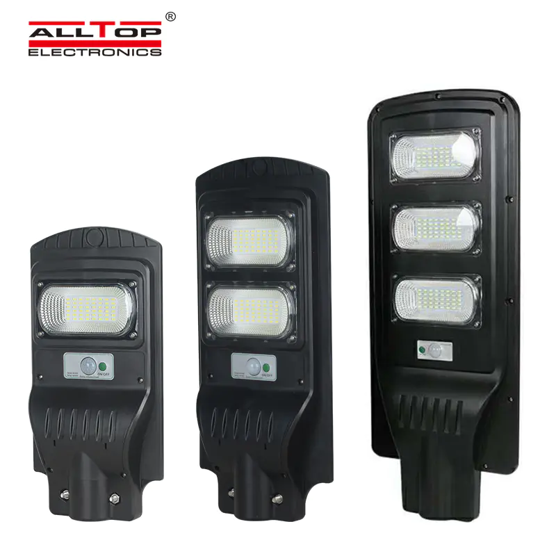 ALLTOP High Power ABS Housing ip65 outdoor waterproof lighting 30w 60w 90w integrated solar Led StreetLight