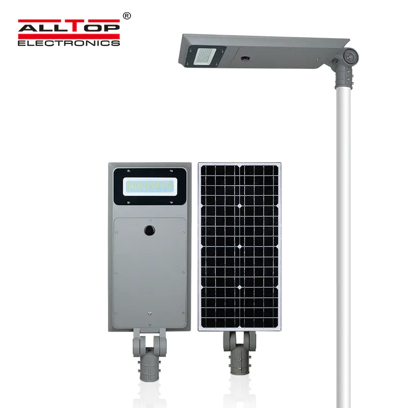 ALLTOP Zhongshan solar charge IP65 outdoor all in one 40w 60w 100w solar street light