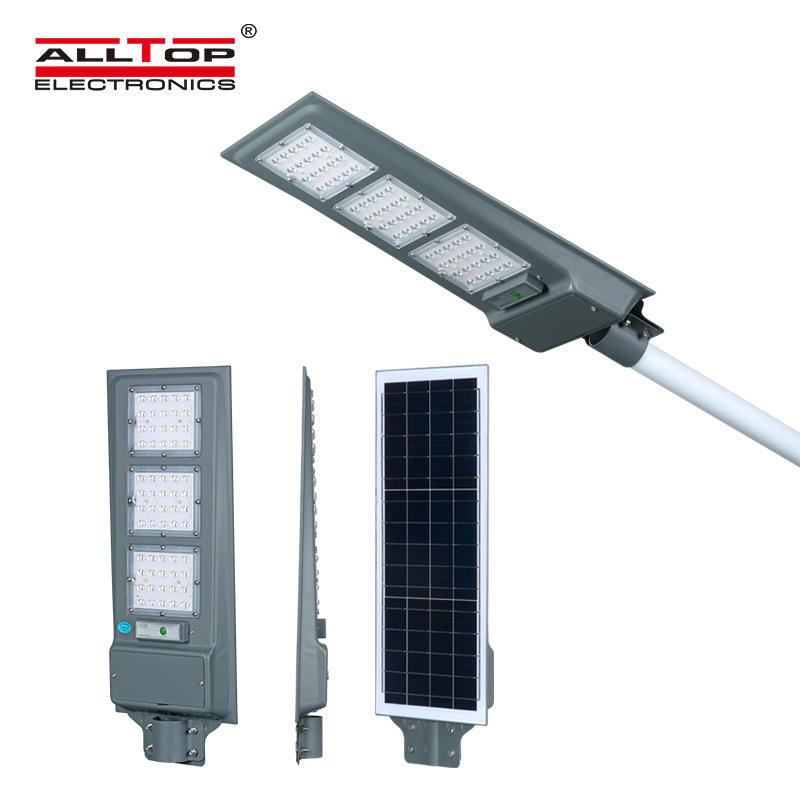 ALLTOP High brightness ip65 waterproof outdoor 20w 40w 60w street lamp integrated all in one solar led light