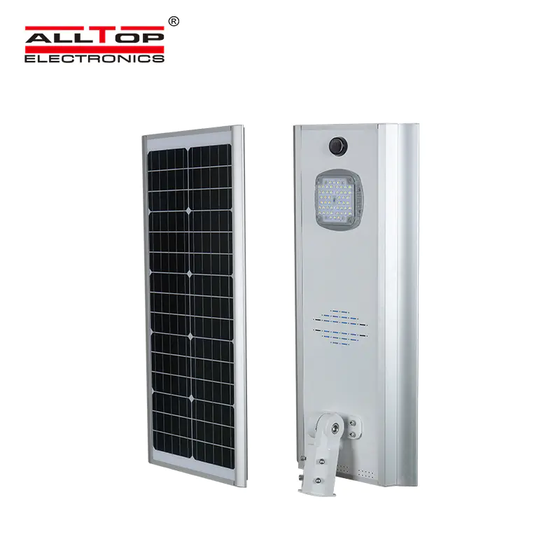 ALLTOP Energy saving waterproof aluminum ip65 smd 50w 100w 150w integrated all in one led solar street light
