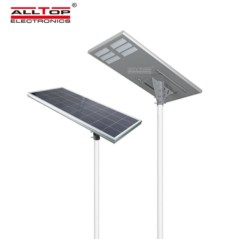 ALLTOP Best quality all in one outdoor road light waterproof ip65 integrated 200w led street light price list