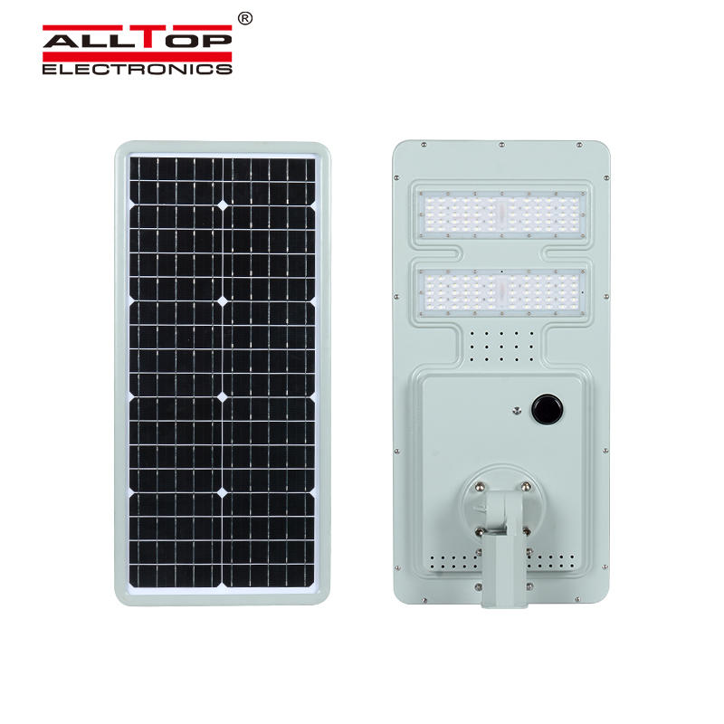ALLTOP High quality waterproof outdoor lighting ip65 smd integrated 40w 60w 120w 180w all in one led solar street light