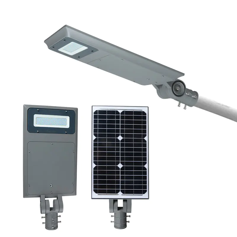 ALLTOP Top quality outdoor ip65 waterproof all in one smd solar led street light 40w