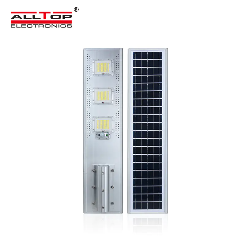 ALLTOP High power aluminum housing IP66 60w 120w 180w all in one solar led streetlight
