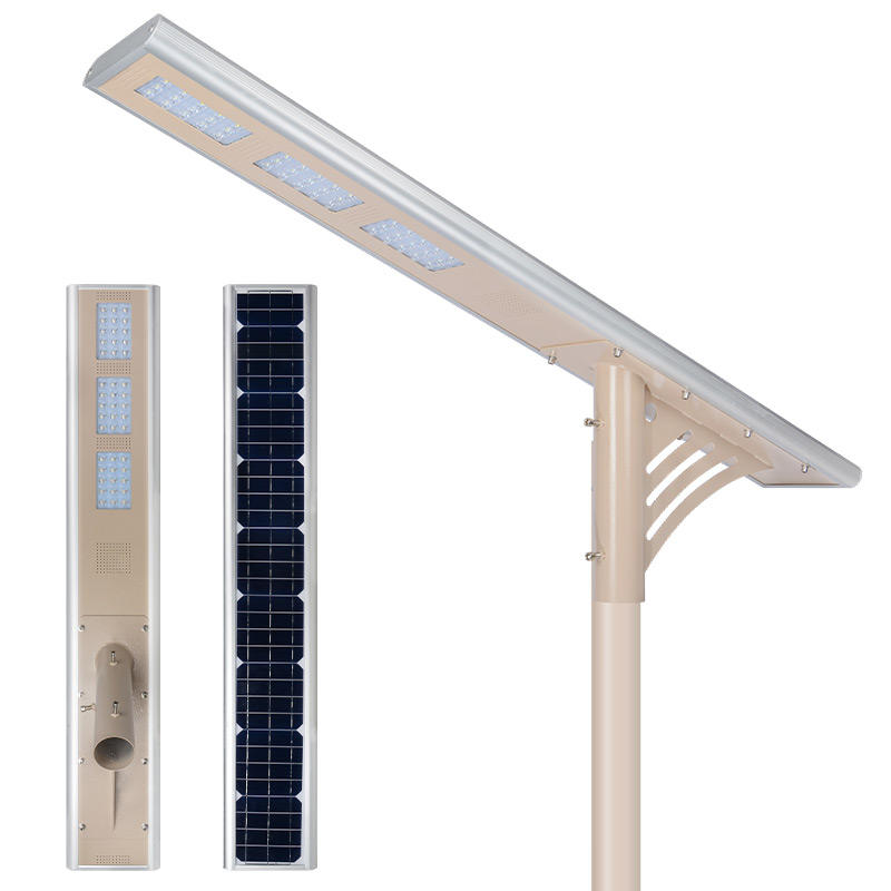 12v 45w outdoor ip65 mition sensor cob led solar street light housing