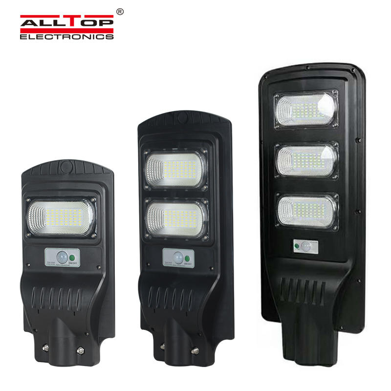 ALLTOP Hot sale park lot lighting waterproof IP65 SMD 30 60 90 watt all in one outdoor solar led street light