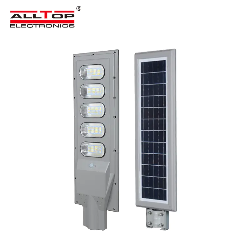 ALLTOP Energy saving IP65 Bridgelux ABS 30 60 90 120 150 watt all in one led solar Street lamp