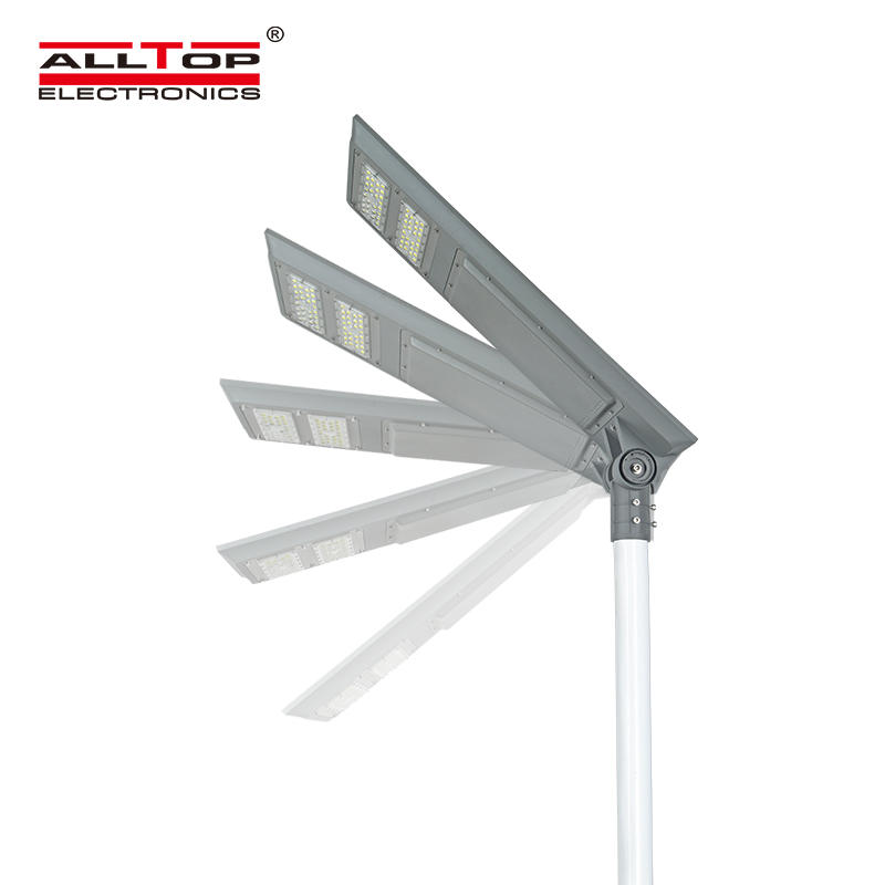 ALLTOP Cheap outdoor lighting fixture aluminium waterproof IP65 100w integrated all in one solar led garden light