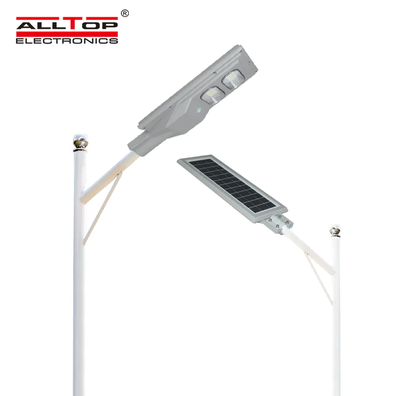 ALLTOP High brightness motion sensor MPPT controller ip65 30w 60w 90w 120w 150w all in one led solar streetlight