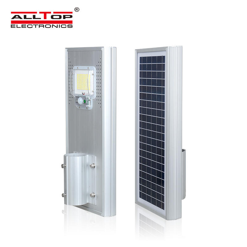ALLTOP Outdoor IP65 photocell sensor aluminum 60w 120w 180w all in one solar led street light