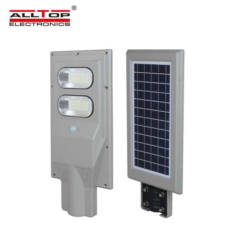 ALLTOP High efficiency solar powered panel outdoor 30w 60w 90w 120w 150w all in one led street lamp