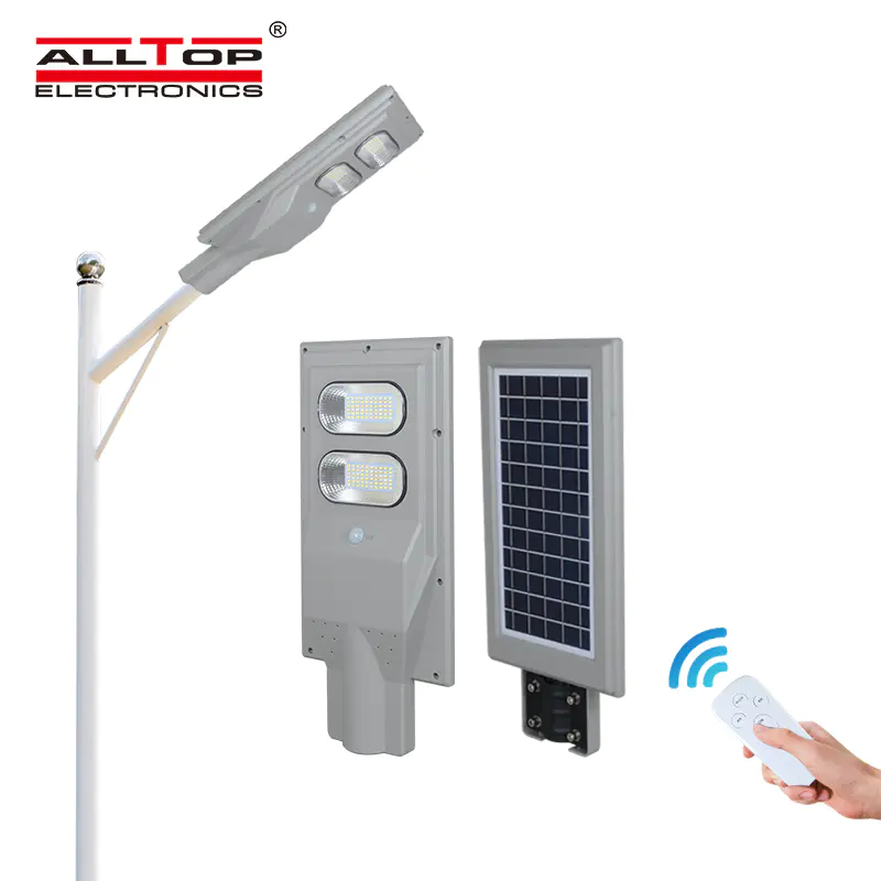 ALLTOP Ce Rohs Certificate High Power Waterproof Outdoor Ip65 30w 60w 90w 120w 150w Smd All In One Led Solar Street Light