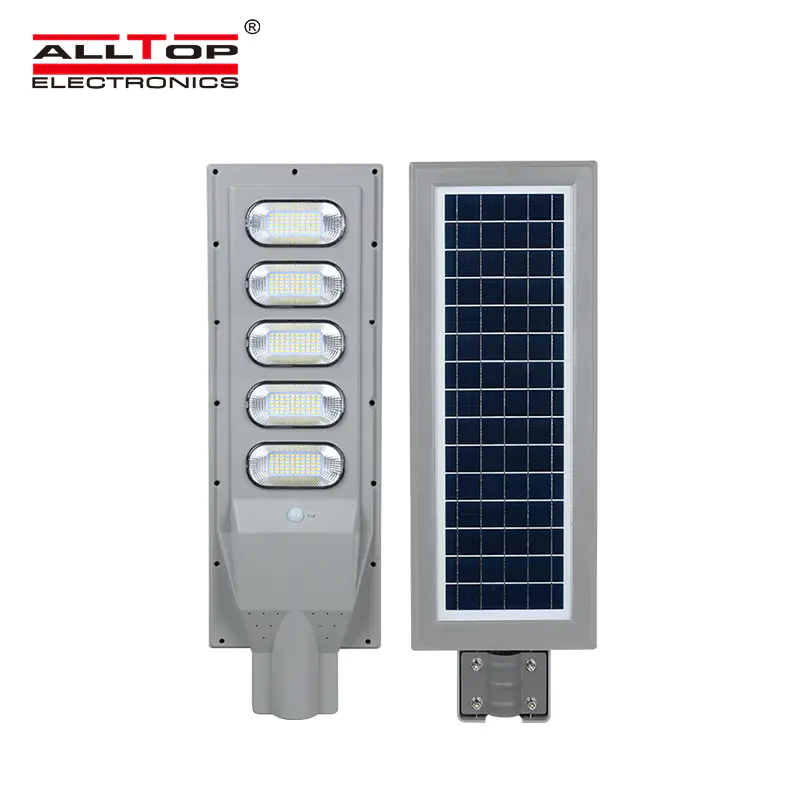 ALLTOP Energy saving IP65 Bridgelux ABS 30 60 90 120 150 watt all in one led solar Street lamp