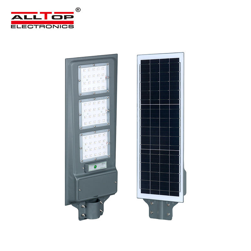 ALLTOP New product 20w 40w 60w IP65 outdoor integrated motion sensor all in one solar led street light price