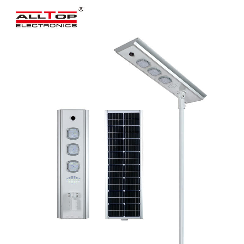 Low price waterproof outdoor bridegelux ip65 smd 50w 100w 150w integrated all in one led solar street light