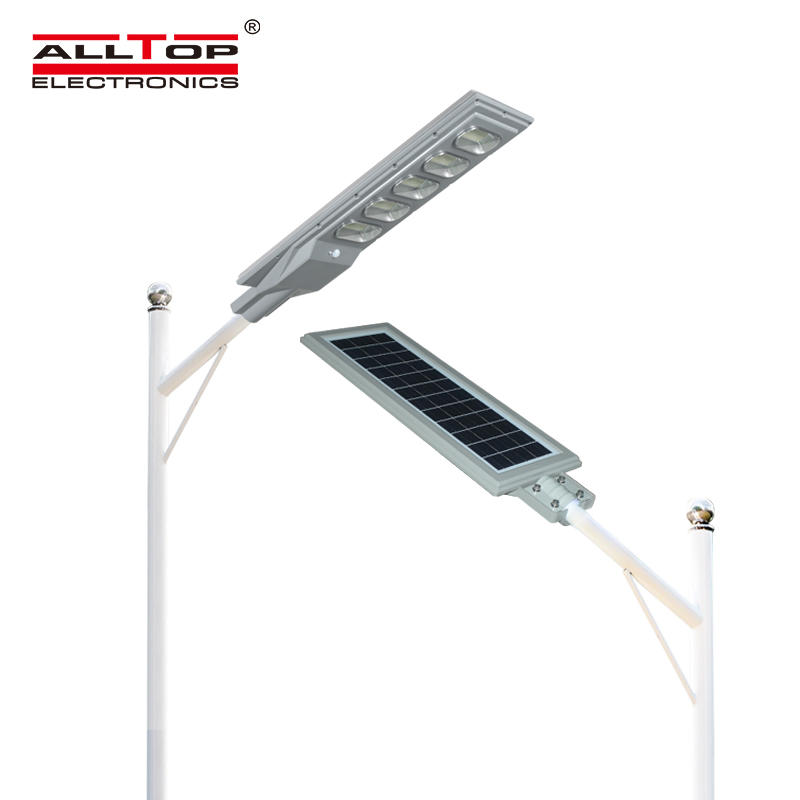 ALLTOP High lumen Outdoor ip65 bridgelux smd 30 60 90 120 150 watt all in one solar led streetlight