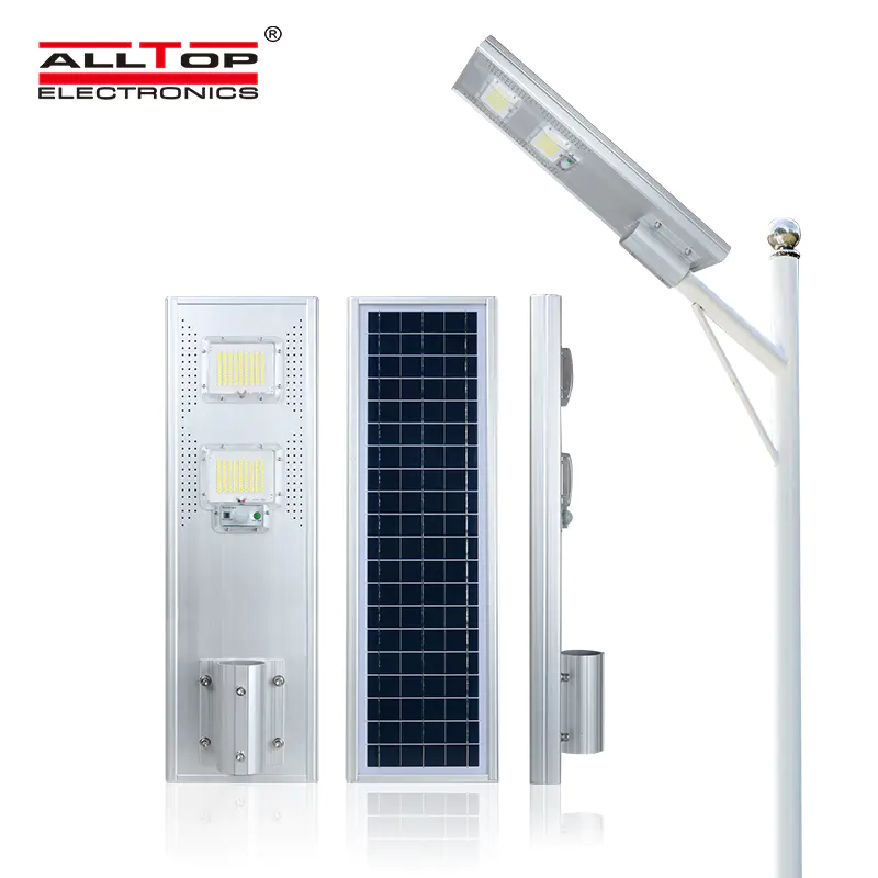 ALLTOP High brightness ip65 outdoor solar charge controller 60w 120w 180w all in one solar street light