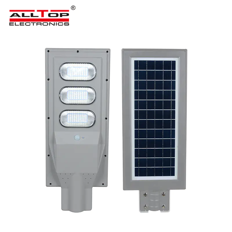 ALLTOP High lumen outdoor IP65 waterproof solar panel integrated 30 60 90 120 150 watt all in one led street light