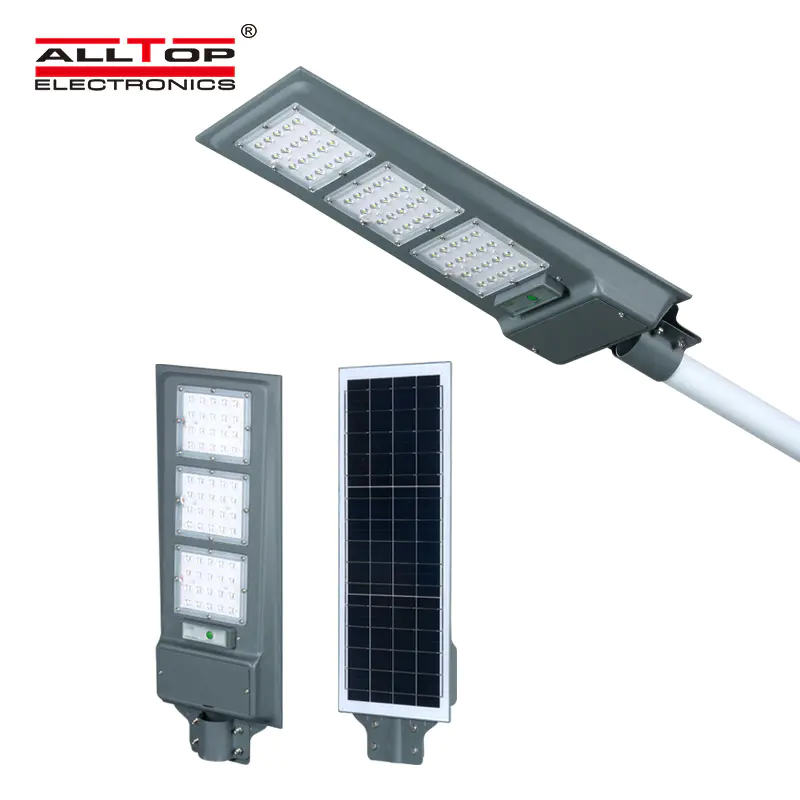 ALLTOP Energy Saving Bridgelux smd Ip65 outdoor Aluminium alloy 20 40 60 Watt All In One Solar Led Street Light