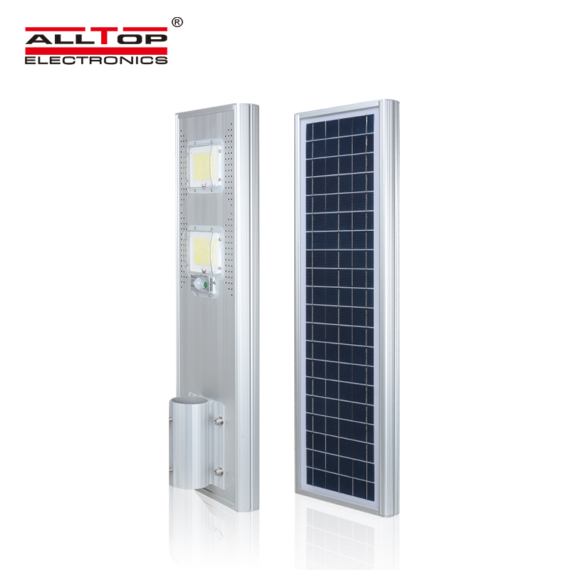 ALLTOP China manufacturer outdoor waterproof ip65 60w 120w 180w all in one  integrated solar led street light-ALLTOP