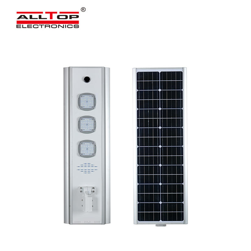 Low price waterproof outdoor bridegelux ip65 smd 50w 100w 150w integrated all in one led solar street light
