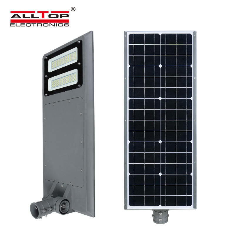 ALLTOP High quality low prices IP65 outdoor aluminium die cast housing 40 60 100 watt led solar street lights prices