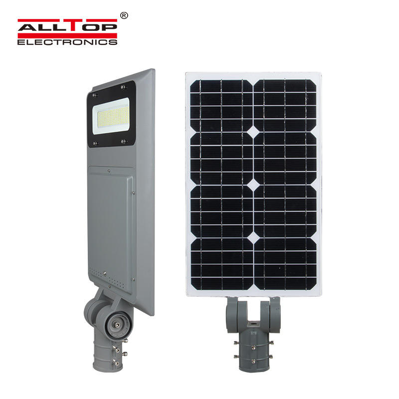 ALLTOP 40 60 100 watt waterproof ip65 integrated all in one led solar energy power street lighting system