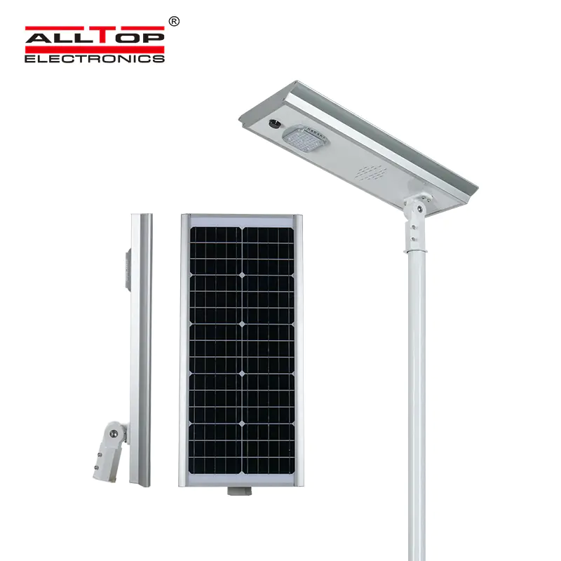 ALLTOP Energy saving waterproof aluminum ip65 smd 50w 100w 150w integrated all in one led solar street light