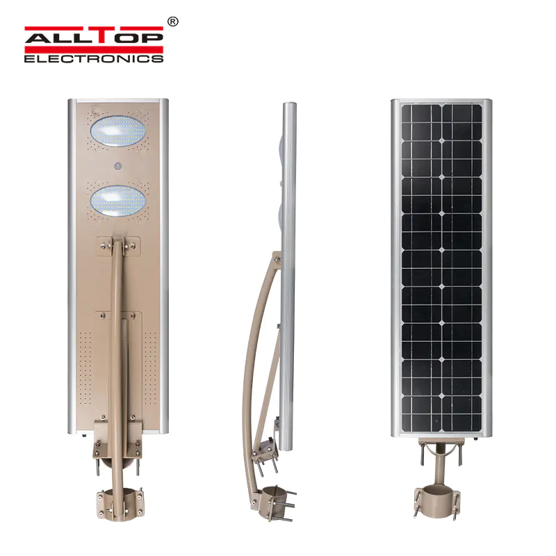 High performance IP67 waterproof aluminium bridgelux 30watt all in one solar led street light