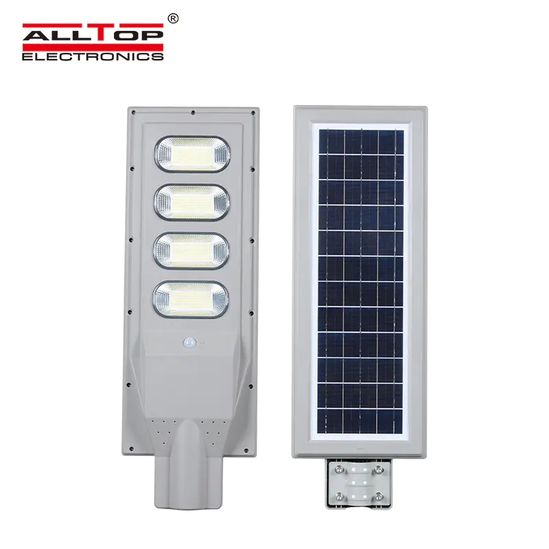ALLTOP New modern outdoor waterproof IP65 ABS smd 30 60 90 120 150 w all in one solar led streetlight