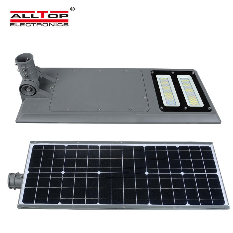 ALLTOP High quality outdoor waterproof ip65 motion sensor 40w 60w 100w all in one solar led street light