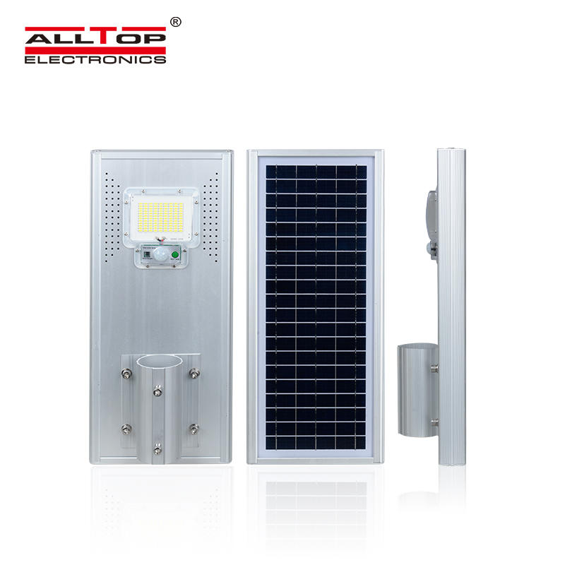 ALLTOP New product CE RoHS photocell sensor control dusk to dawn 60w 120w 180w all in one solar led street light
