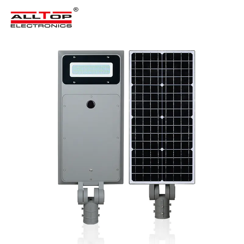 ALLTOP New product high lumen bridgelux IP66 waterproof outdoor 40w 60w 100w all in one solar led street light