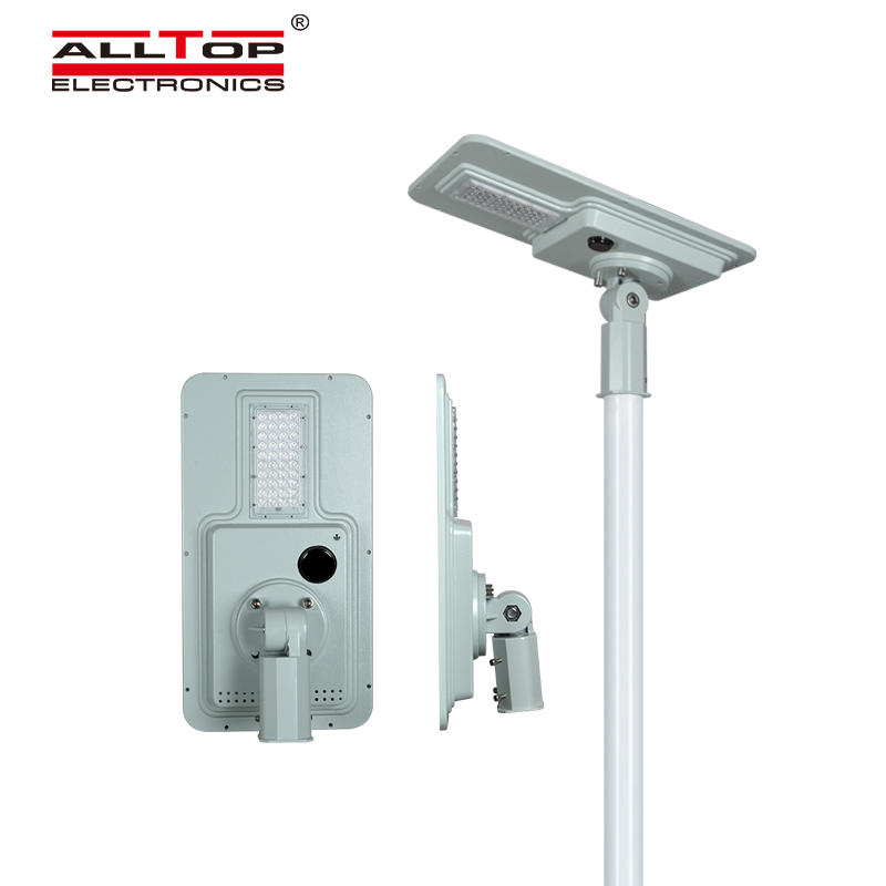 ALLTOP High efficiency outdoor waterproof light control ip65 smd 40w 60w 120w 180w integrated all in one led solar street light