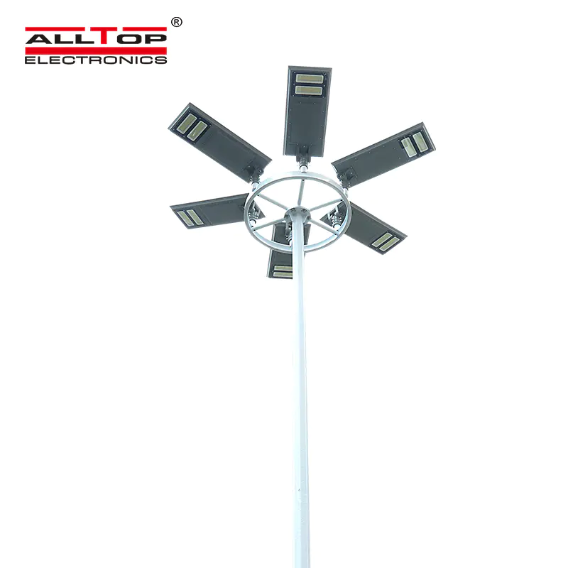 ALLTOP High power IP65 waterproof bridgelux 40 60 100 w integrated all in one solar led street light