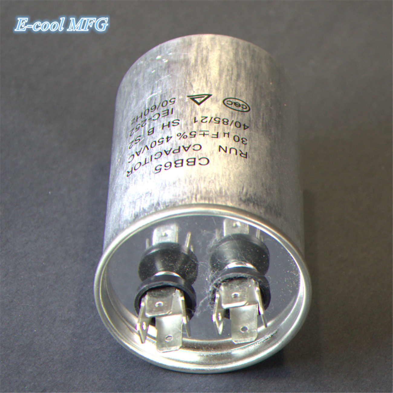 high quality cbb65 ac motor start 2-100uf 450VAC air conditioner capacitor