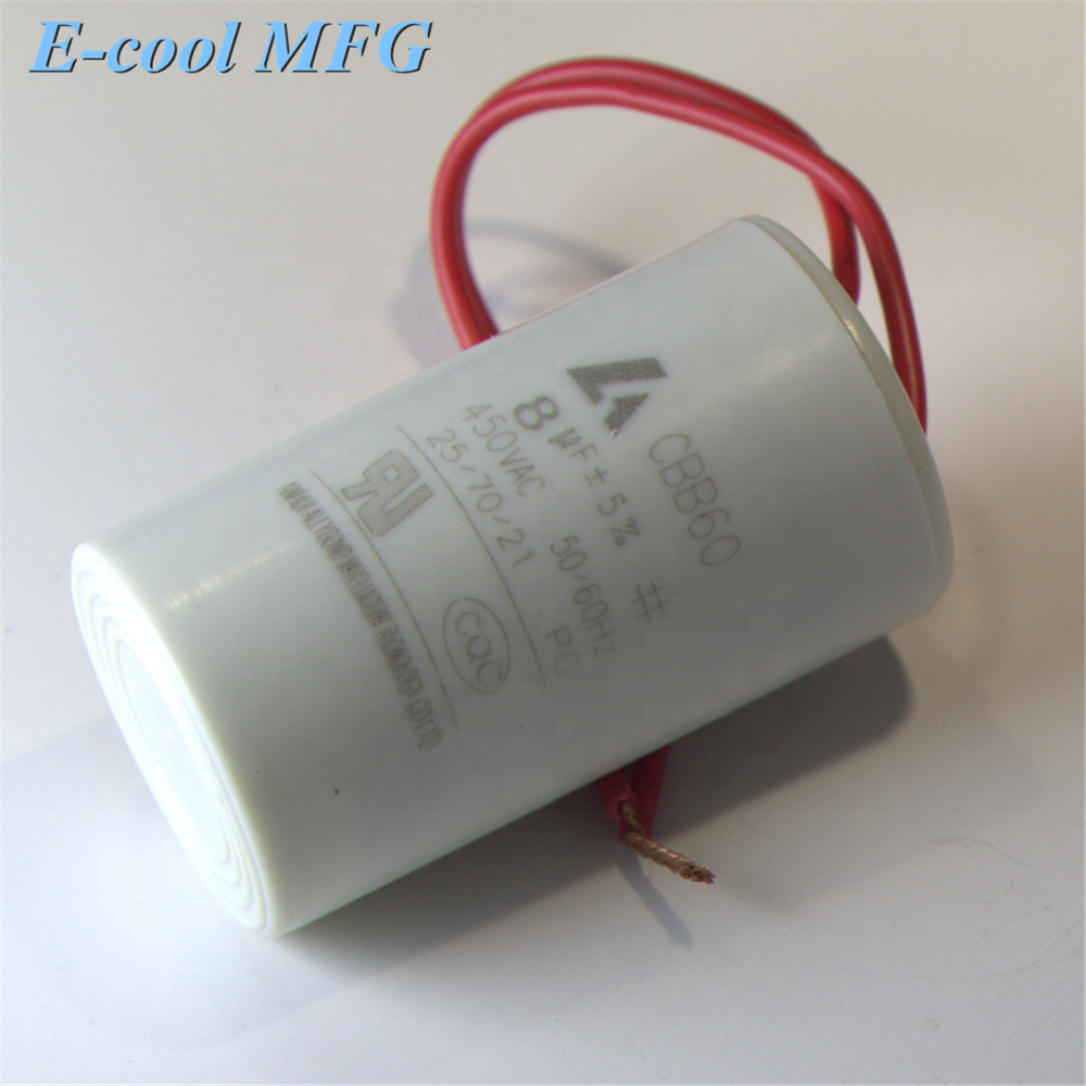 Wholesale 450vac AC Motor run capacitor CBB60 2-100UF