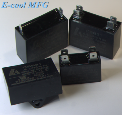 Ceiling fan capacitor 150-500vac AC motor capacitor CBB61 capacitor for table fan 0.5-20uf