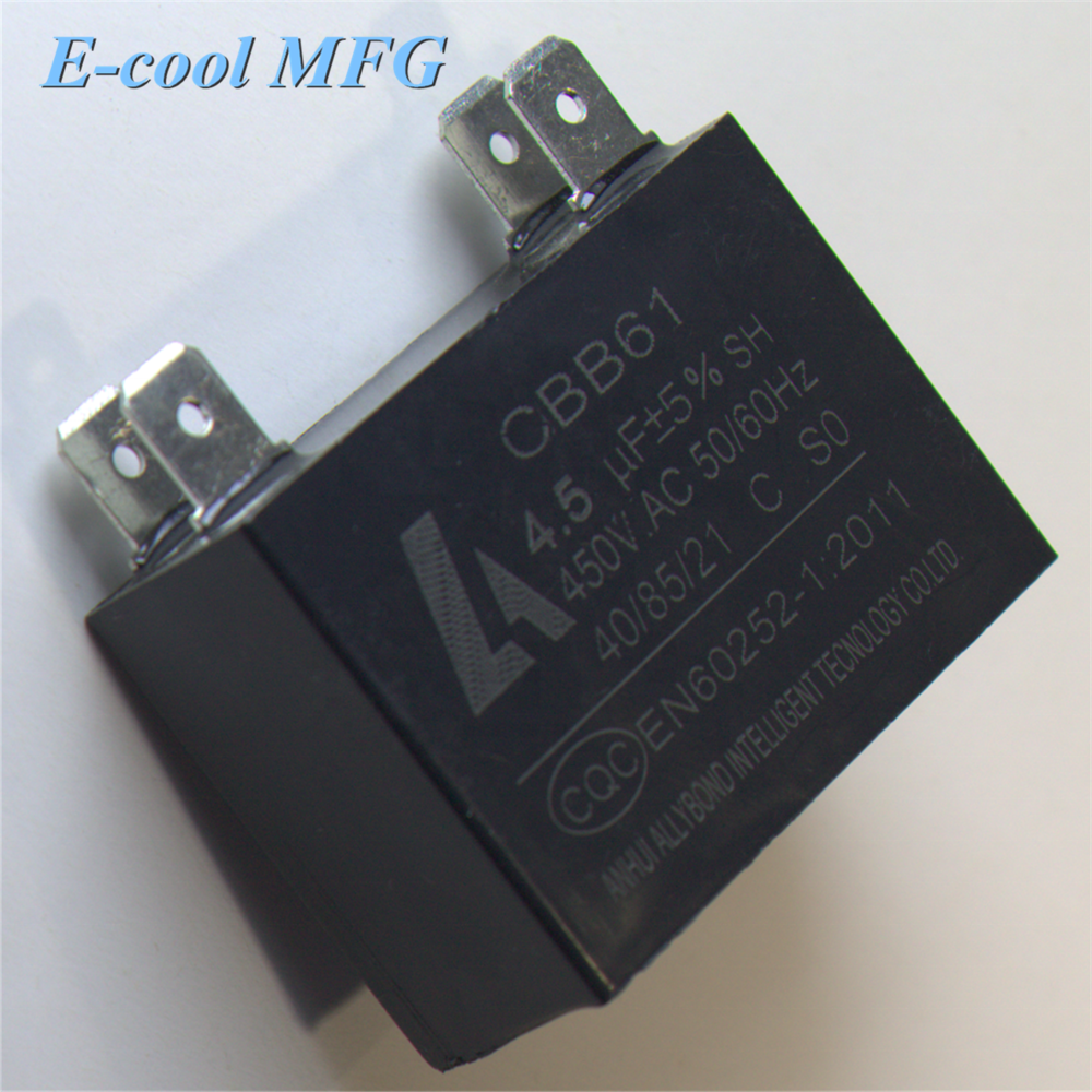 FACTORY PRICE WIRING TABLE FAN CAPACITOR CBB61 15UF 450VAC