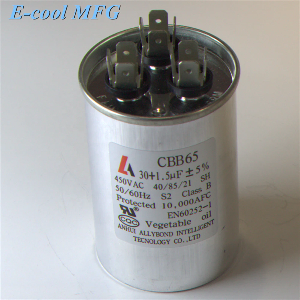 ac dual capacitor cbb65